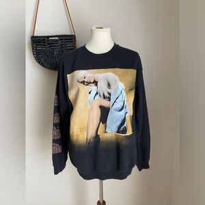Ariana Grande Sweetner World Tour Crew Neck Sweater, Size Medium